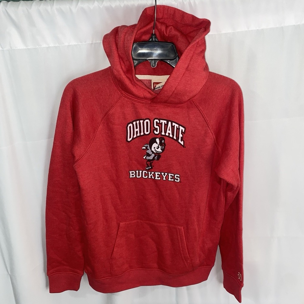 Homage Ohio State Buckeyes Brutus Hoodie Hooded Sweatshirt Youth Kids 12 NWOT